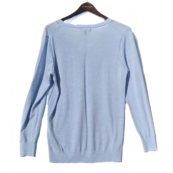 Banana Republic merino wool V-Neck Sweater NWOT - Picture 4 of 7